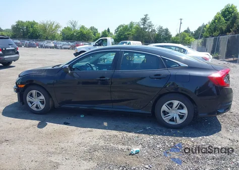 2019 Honda Civic Lx из США, поврежденный, VIN 2HGFC2F64KH509971